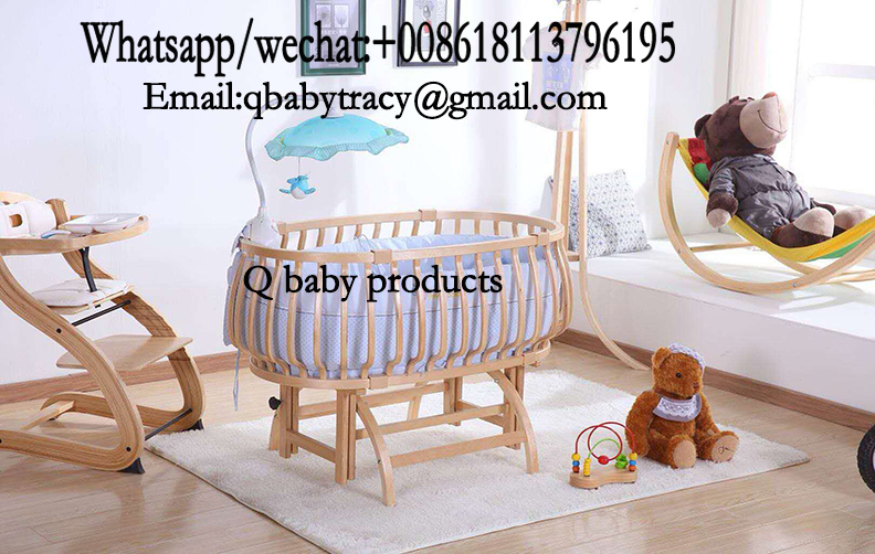 WOODED BABY CRIB FLD-201303