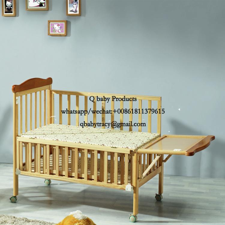 WOODED BABY CRIB 239