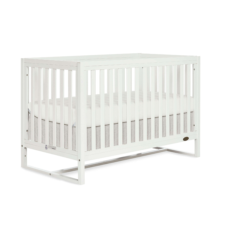 Full size crib F-140 - grey&white