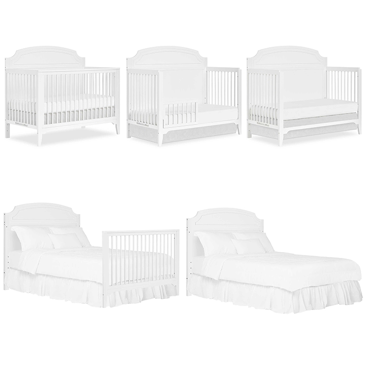 Full size crib F-150 -white natural