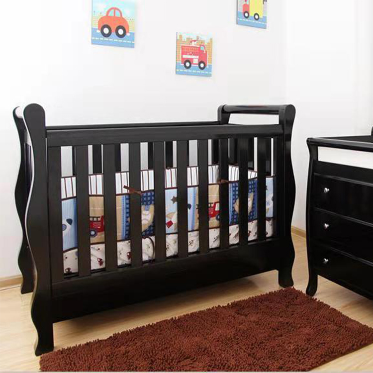 WOODED BABY CRIB 156